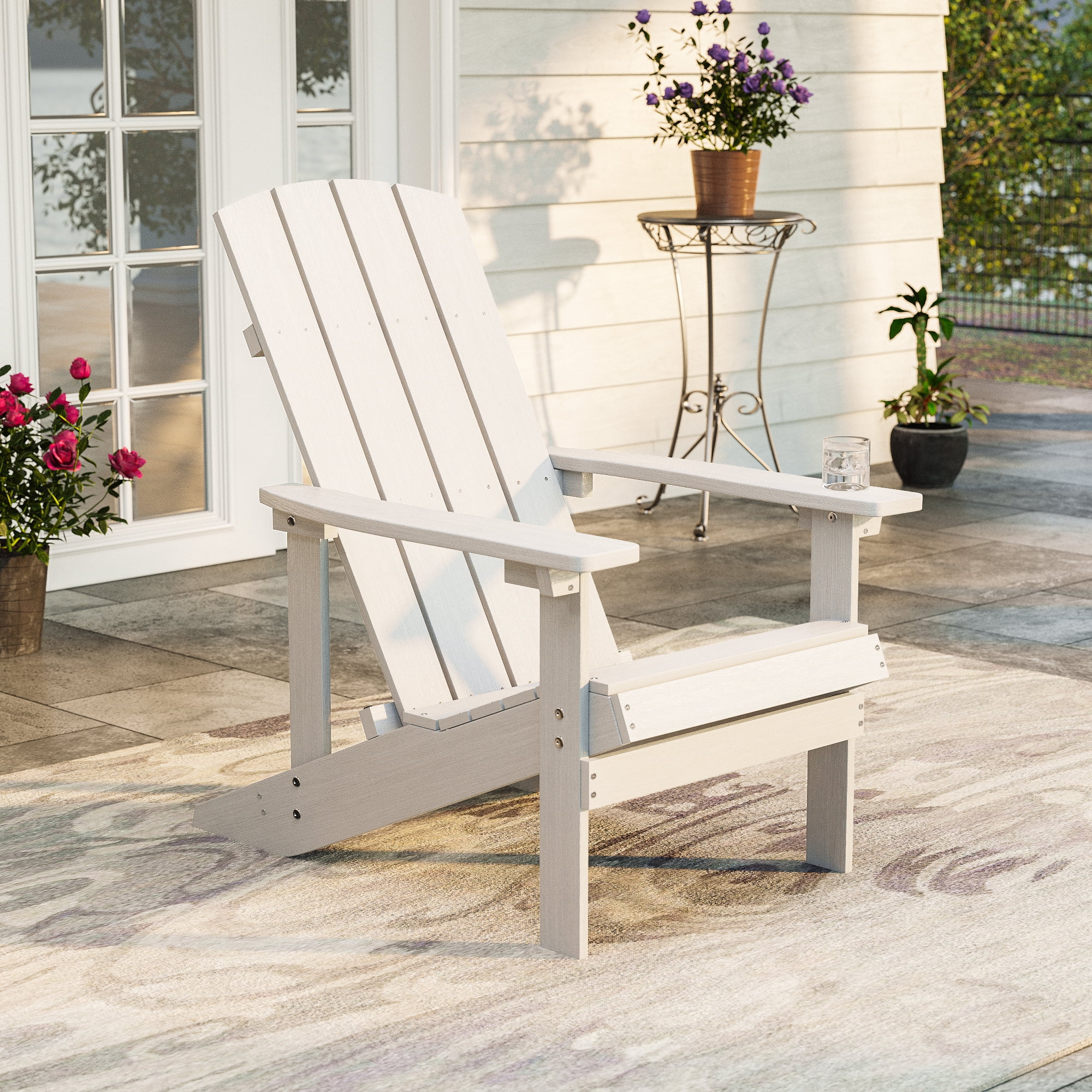 CHYVARY 1 Peak Adirondack Chair, Fire Pit Outdoor Patio Furniture ...