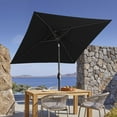 thumbnail image 1 of CHYVARY 6.5x6.5Ft Patio Market Umbrella Outdoor Weather-Resistant Frame Table Umbrella for Poolside, Deck and Yard,Black, 1 of 6