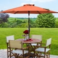 thumbnail image 1 of CHYVARY 7.5 Ft Patio Shade Umbrellas with Tilt Button for Patio, Outdoor, Garden and Pool, Orange, 1 of 8