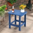 thumbnail image 1 of CHYVARY Outdoor Side Table, Adirondack Coffee Table Made of All-Weather Poly Lumber for Patio, Beach, Garden and Deck,Navy Blue, 1 of 6