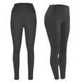 thumbnail image 1 of CHZAYXI Fleece Lined Leggings For Women High Waisted Tight Yoga Pants With Pockets Perfect For Gym Winter Daily Casual Use（Dark Gray，Medium）, 1 of 8