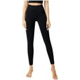 thumbnail image 1 of CHZAYXI Yoga Leggings For Women High Waisted Active Workout Pants Running Gym Daily Casual Use（Small）, 1 of 4