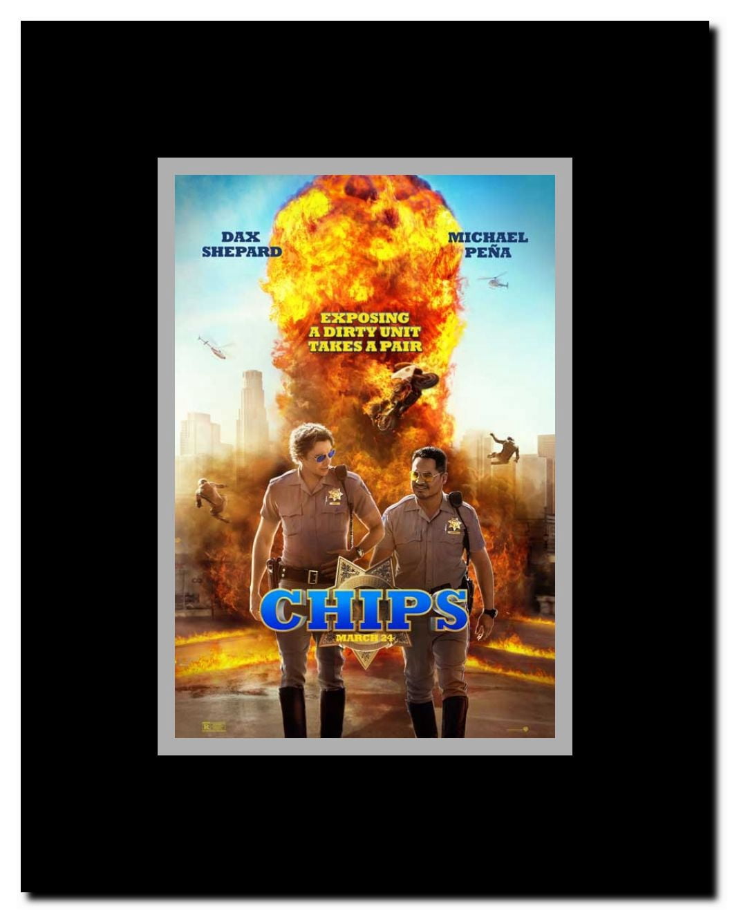 CHiPS Framed Movie Poster