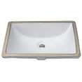 thumbnail image 1 of CI CH4410 Scoop Porcelain Rectangular Undermount Vanity Sink  White, 1 of 1