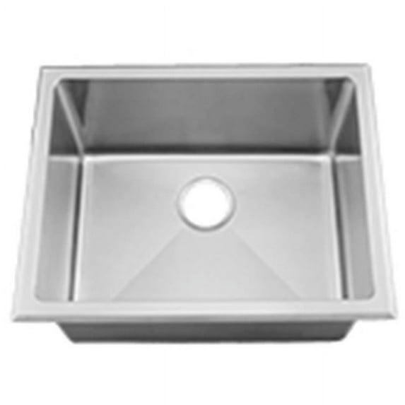 CI HR-HA450B 15 Gauge Radial Milam Stainless Steel Deep Laundry Sink