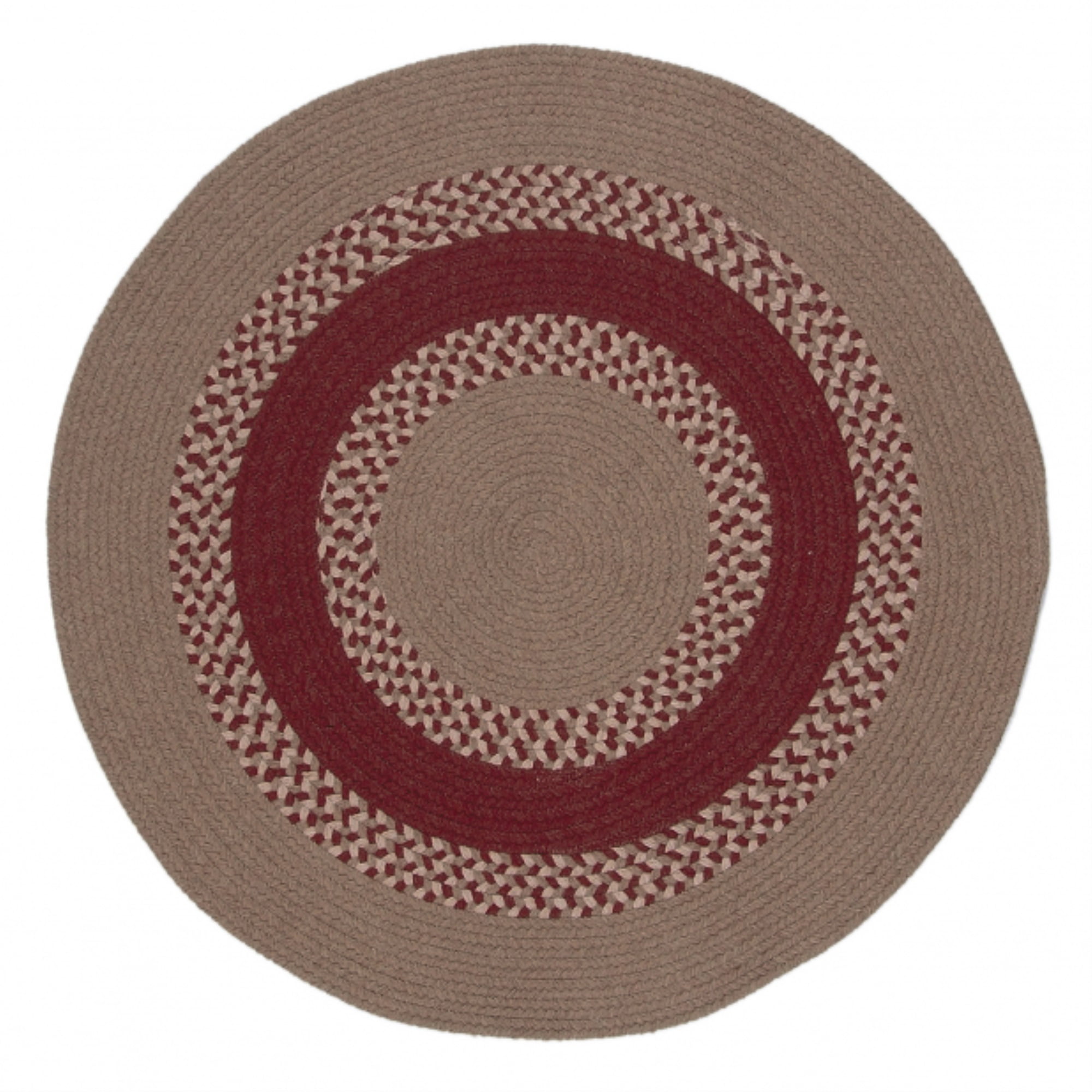 CI87R144X144 Corsair Banded Round - Natural 12x12 Rug, 75% ...