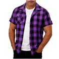 thumbnail image 1 of CIAKGIAF Button Cardigan T Shirts for Men Collar with Pockets Breathable Short Sleeved, T Shirts, 1 of 6