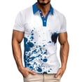thumbnail image 1 of CIAKGIAF Button T Shirts for Men Collar Breathable Casual Athletic Short Sleeved, T Shirts, 1 of 3