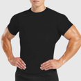 thumbnail image 1 of CIAKGIAF Summer Mens T Shirts Round Neck Solid Color, Quick-Dry Athletic Short Sleeved Breathable T Shirts, 1 of 7