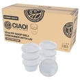 thumbnail image 1 of CIAO! 12OZ PP Injection Molded Soup-Deli Container with LLDPE Lid, Microwavable and BPA Free (240/240 combo pack), 1 of 10