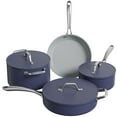 thumbnail image 1 of CIARRA Beyond Cookware Set, Ceramic Nonstick Pots and Pans Set with Lid, Non Toxic, Oven Safe & Compatible with All Stovetops, Blue, 1 of 8