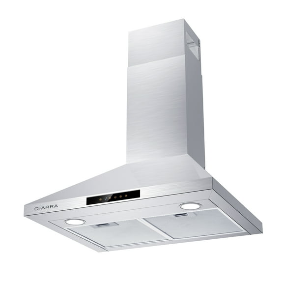 CIARRA Range Hood 30 inch Wall Mount Ductless Vent Hood CAS20675
