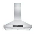 thumbnail image 1 of CIARRA Wall Mount Range Hood 30 inch in Stainless Steel CAS30875, 1 of 10