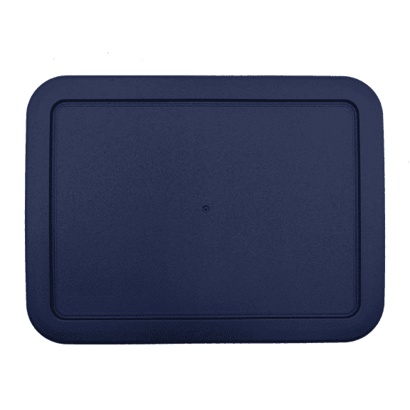 CIBI Food Storage Container Lids (3 Cup, Blue - 1 PK) Compatible with Pyrex 7210-PC Glass Containers, Dishwasher and Microwave Safe Replacement Lids