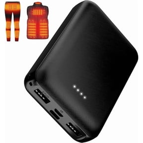 CICIEKAE 5V2A Battery Pack for Heated Vest Heated Jacket 10000mAh Power Bank for Men Women(Not Suit for 7.4v Heated Clothing)