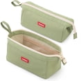 thumbnail image 1 of CICIMELON Pencil Case Large Capacity Pencil Pouch Pen Bag for School Teen Girl Boy Men Women, Green, 1 of 6