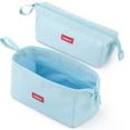 thumbnail image 1 of CICIMELON Large Capacity Pencil Case, Pencil Pouch Bag, Light Blue, 1 of 6