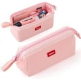 thumbnail image 1 of CICIMELON Pencil Case Large Capacity Pen Pouch Multifunctional Pencil Bag for School Students Teen Girls Office Women Adult (Light Pink), 1 of 7