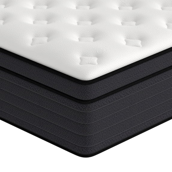 CICIMLU 10 inch King Mattress,Gel Memory Foam & Spring Hybrid Medium Comfort Mattress in a Box,CertiPUR-US