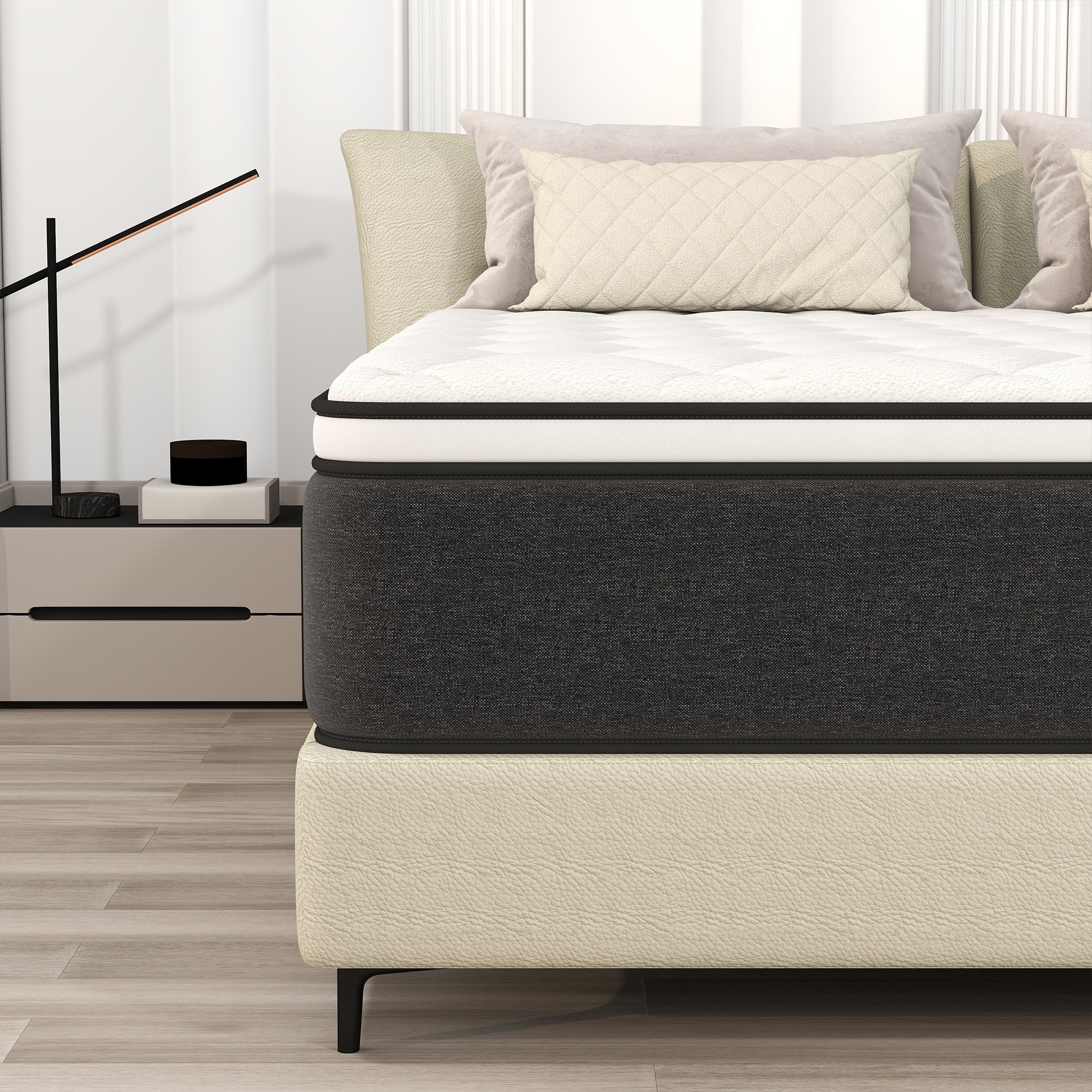 CICIMLU 12 inch Full Mattress ,Gel Memory Foam Hybrid Mattress in a Box, Innerspring Mattress Supportive & Comfortable for Restful Sleep