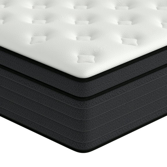 CICIMLU 12 inch Queen Mattress,Gel Memory Foam & Spring Hybrid Medium Comfort Mattress in a Box,CertiPUR-US