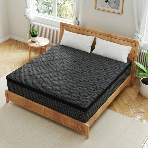 CICIMLU 12 inch Twin Mattress, Memory Foam & Spring Hybrid Medium Comfort Twin Size in a Box,Adult