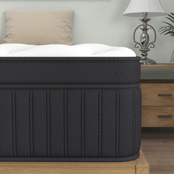 CICIMLU 14 inch Queen Mattress, Gel Memory Foam & Spring Hybrid Medium Comfort Mattress in a Box,Audlt