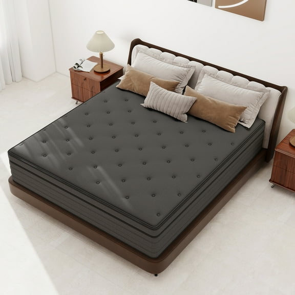 CICIMLU Mattress 12 inch Queen Size, Gel Memory Foam Hybrid Mattress in a Box, Cozy Sleep