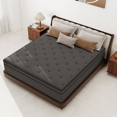 CICIMLU Mattress 12 inch Queen Size, Gel Memory Foam Hybrid Mattress in a Box, Cozy Sleep