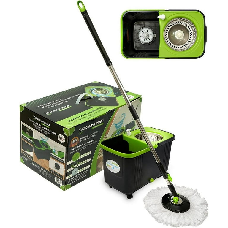 Mop  Amazon.com: Oshang Flat Mop and Collapsible Bucket OG7 with