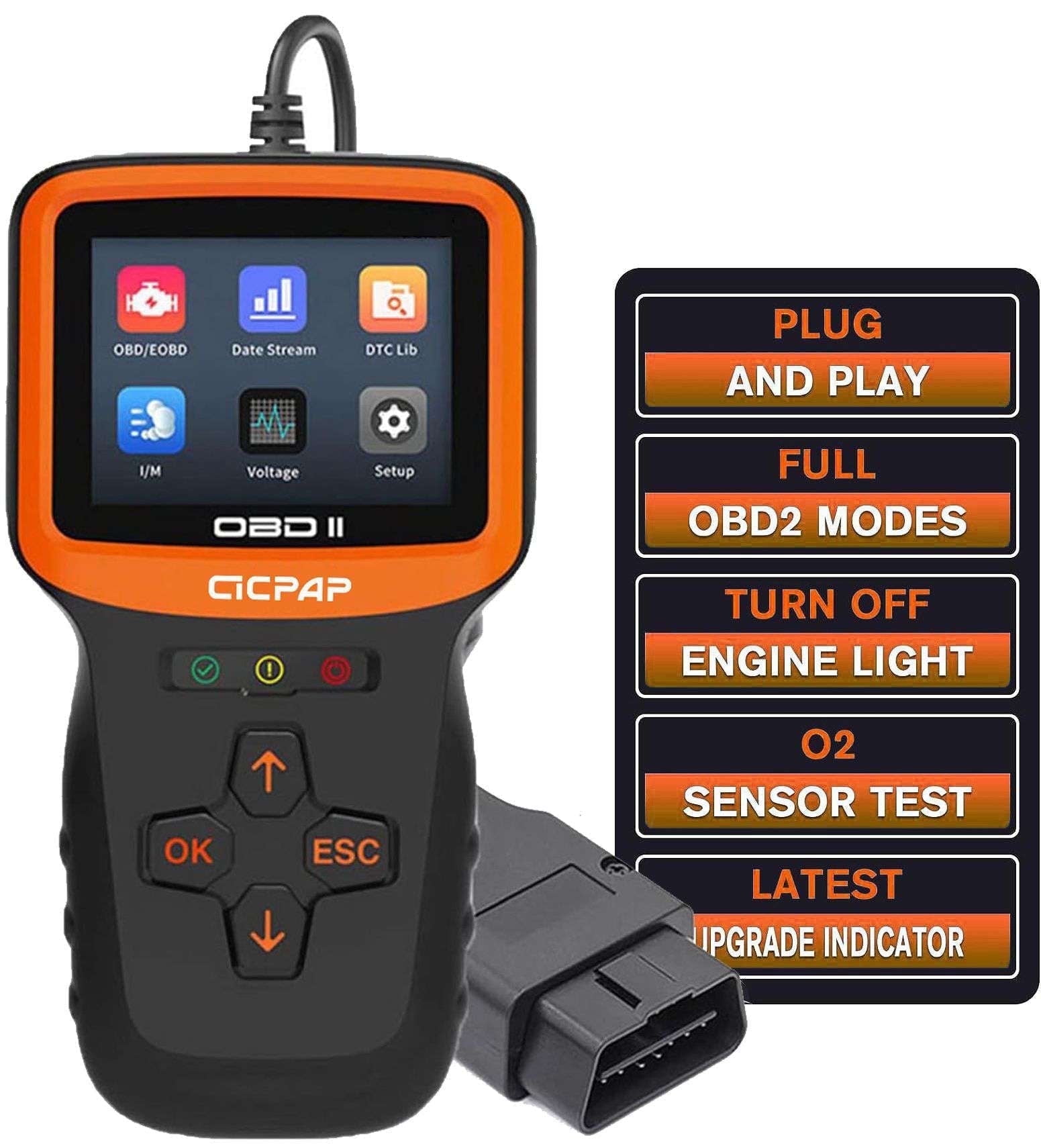 Walmart savings: Walmart Black Friday Deals 2025 - Cicpap OBD2 Scanner, Color Screen Engine Code Reader, Diagnostic Scan Tool for All Cars Since 1996