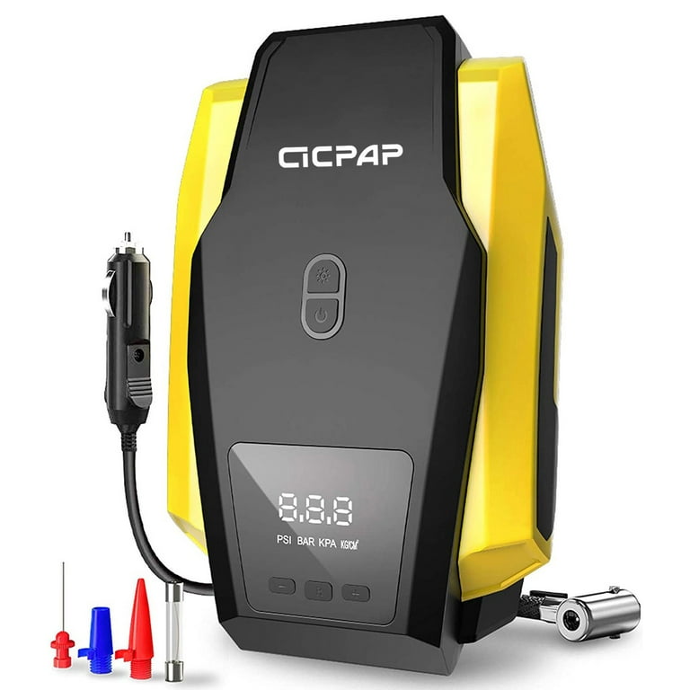 Portable Cordless Automatic Air Compressor Pump, 12V 150PSI Digital Tire Inflator with LED Light LCD Display for Car, Bicycle Tires and Other Inflatables Portable Cordless Automatic Air Compressor Pump, 12V 150PSI Digital Tire Inflator with LED Light LCD Display for Car, Bicycle Tires and Other Inflatables