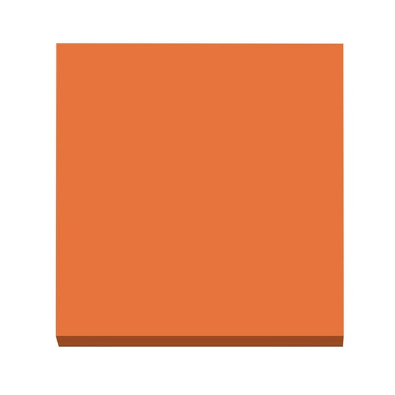 CICRKHB Clearance 3X3 Removable Super Sticky Notes Orange, 3*3 Feet Tearable and Super Sticky Notes, Bright Colors 100 Sheets, Sticky Notes*100 Pieces/1 Book, Sticky Note Clearance