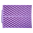 thumbnail image 1 of CICRKHB Drain Rack Clearance Dish Drying Mat Silicone Large 16 X 13 inch for Kitchen Heat Resistant Counter Purple, 1 of 1