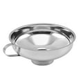 thumbnail image 1 of CICRKHB Clearance Large-Stainless Steel Wide Mouth Funnel Salad Sauce Large Diameter Funnel Thickened Jam Funnel Household Multi-Functional Oil and Wine Funnel, 1Pc Funnel, Funnel Clearance, 1 of 4