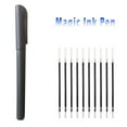 thumbnail image 1 of CICRKHB Disappearing Ink Pen with Refills 20 Pcs, Invisible Ink Pen for Copybooks, Fading Pens for Handwriting Practice, Black, 1 of 4