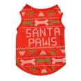 thumbnail image 1 of CICRKHB Dog Clothes Pet Holiday Clothing Dog Clothes Cotton T Shirts Pet Supplies Red, 1 of 1