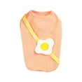 thumbnail image 1 of CICRKHB Dog Clothes Summer Thin Pet Clothing Cat Puppy Summer Pet Clothes Poached Egg Vest Clothes Pet Supplies Orange, 1 of 8