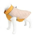 thumbnail image 1 of CICRKHB Dog Sweaters for Small Dogs Dog Coats for Dogs Cozy Dog Jackets Coats Winter Vest Pet Windproof Cold Weather Coats Small Medium Dog Clothes with Reflective Warm Dog Sweaters Outfit Yellow, 1 of 3