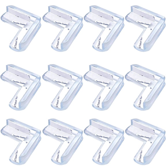 CICRKHB Furniture Protection Clearance 12Pcs Protectors Adhesive Clear Corner Gel Guards Corner High Bab Tool&Home Improvment Clear