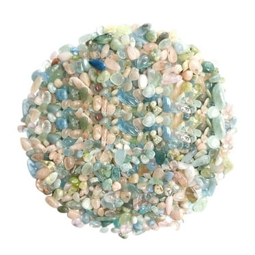 CICRKHB Green Agate Polished River Decorative Stones, 100G Bag