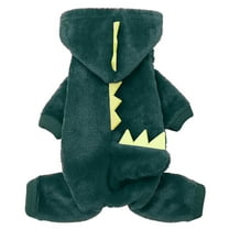 CICRKHB Small Dog Sweater Dogs Clothes Small Pet Costume Halloween Dinosaur Costume Dog Clothing Puppy Outfits Funny Apperal Pet Supplies Green