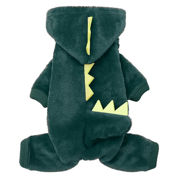 CICRKHB Small Dog Sweater Dogs Clothes Small Pet Costume Halloween Dinosaur Costume Dog Clothing Puppy Outfits Funny Apperal Pet Supplies Green