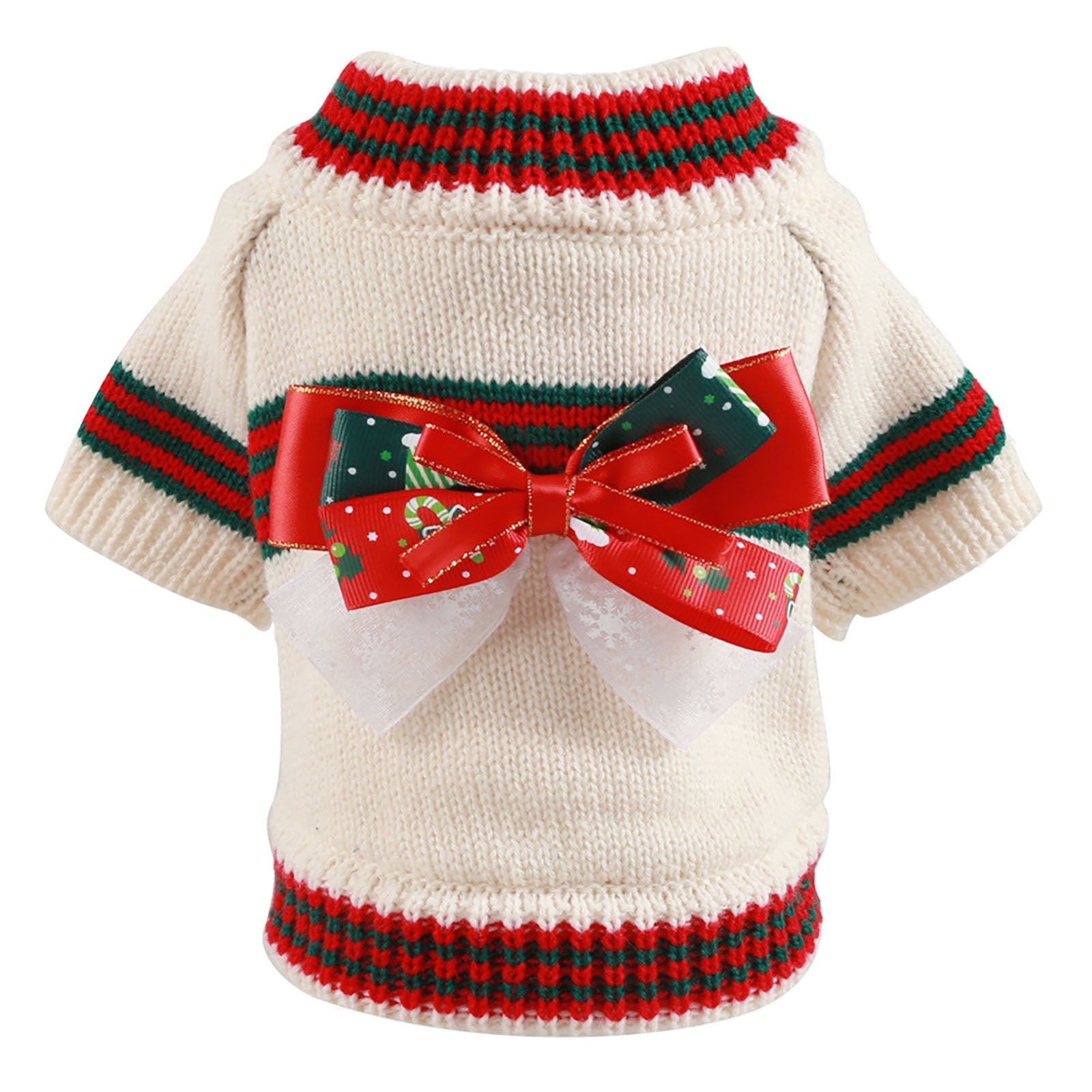 CICRKHB Small Dog Sweater Pet Christmas Sweater Holiday Puppy Costume