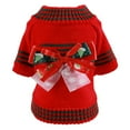 thumbnail image 1 of CICRKHB Small Dog Sweater Pet Christmas Sweater Holiday Puppy Costume Sweater Pet Clothes Pet Supplies Red, 1 of 9