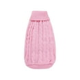thumbnail image 1 of CICRKHB Small Dog Sweater Pet Dog Cat Knitted Jumper Winter Warm Sweater Puppy Coat Jacket Clothes Costume Pet Supplies Pink, 1 of 2