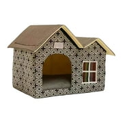 CICRKHB Storage Containers Clearance House House P^Et Cat Proof Shelter Cat Pet Cat House House Den Winter Outdoor for Outdoors Cat Cat Indoor Thickened Housekeeping & Organizers Multicolor