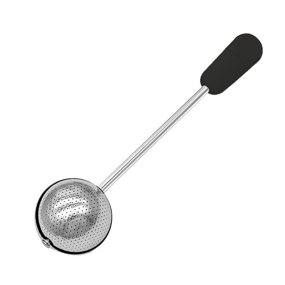 CICRKHB Tableware Clearance Baker's Dusting Wand for Sugar Flour and Spices Stainless Steel Flour Spoon Sugar Powder Spoon Black