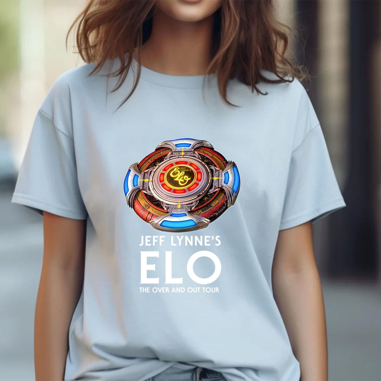 CIEN LUXURY 2 SIDE Jeff Lynne's ELO - The Over and Out Tour 2024 Shirt ...