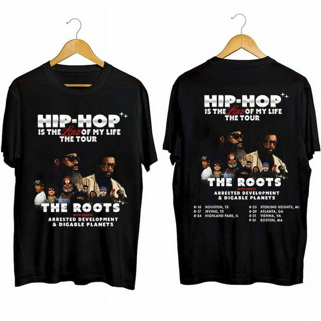 CIEN LUXURY 2 SIDE The Roots 2024 Tour Shirt, The Roots Band Fan Shirt